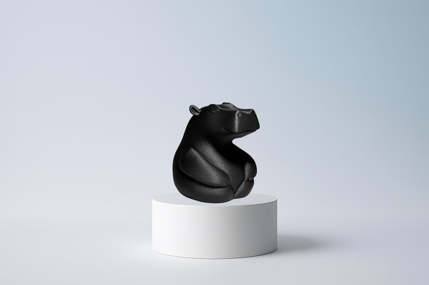 🦛 Niedliches Nilpferd – Tierfigur