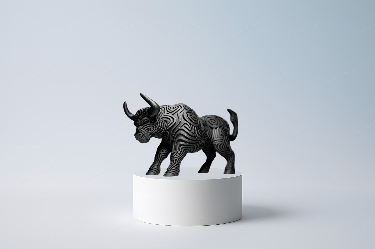 🐂 Designer Bull #3 – Skulptur