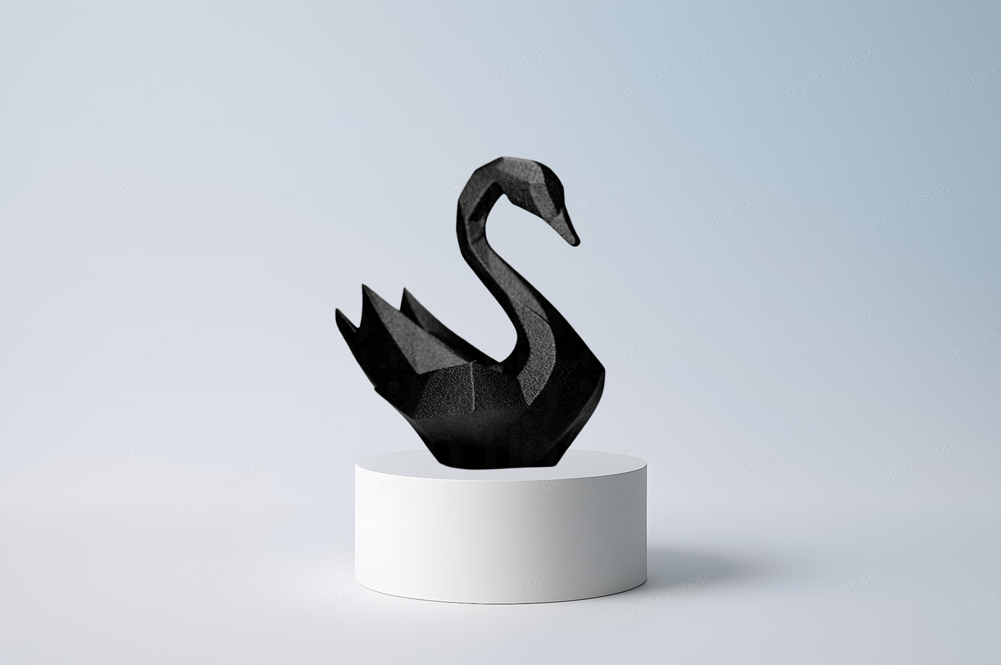 🦢 Schwan #2 – 3D-gedruckte Designer Tierfigur