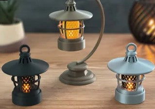 🏮 Japanische Öllampe – 3D-gedruckte Designer Lampe mit Einsatz für Elektro-Teelicht