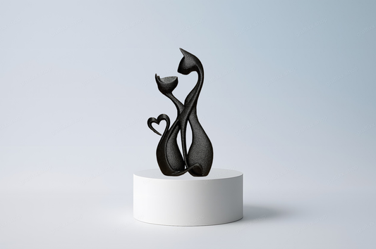 🐱❤️ Romantic Katze – 3D-gedruckte Designer Figur