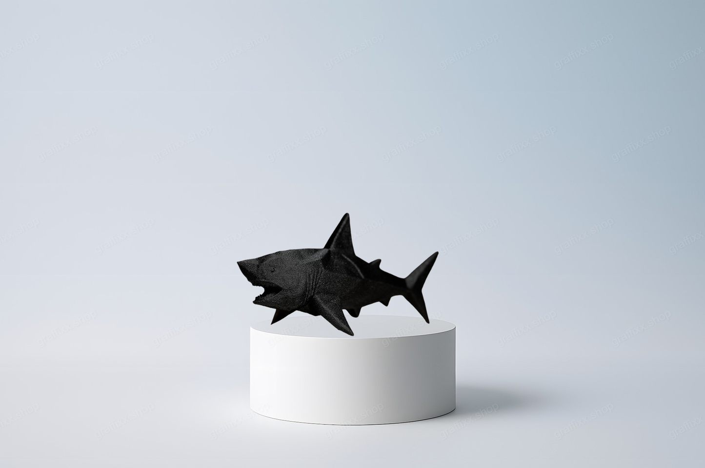 🦈 Hai – Lowpoly Figur