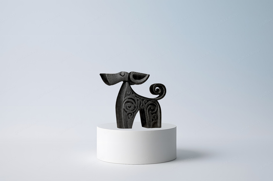 🐕 Abstrakter Hund – Figur
