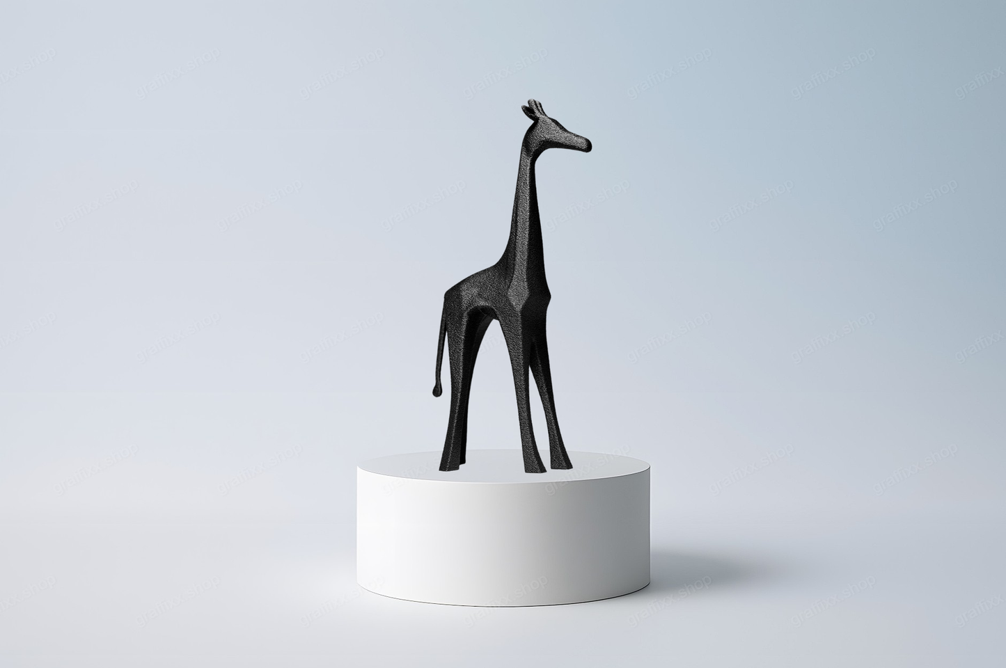 🦒 Geometrische Giraffe – Minimalistische Lowpoly Figur