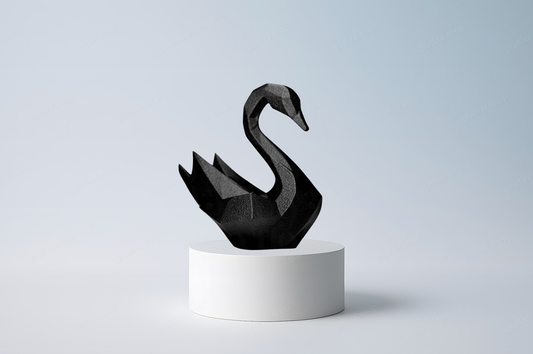 🦢 Schwan #2 – 3D-gedruckte Designer Tierfigur
