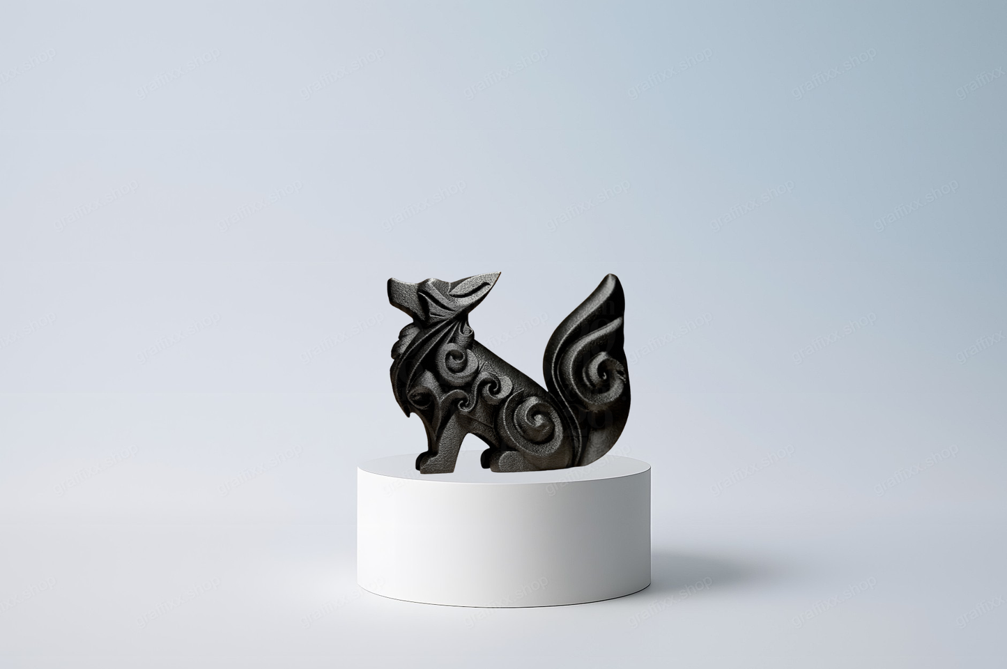 🐕 Abstrakter Hund 3 – Tier Figur