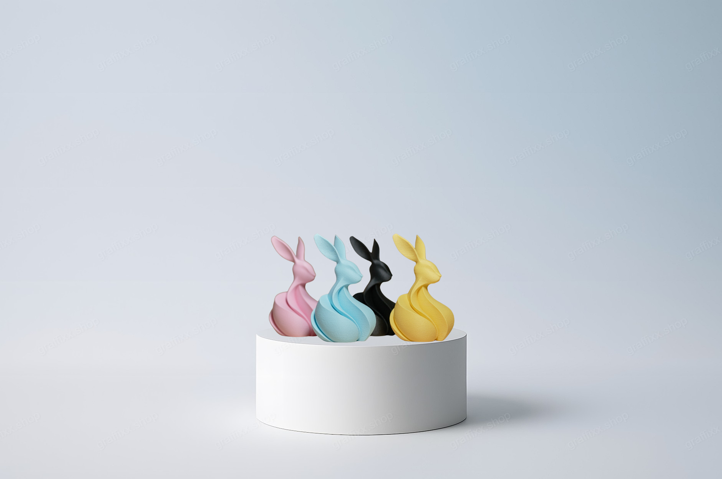 🐰🌸 Niedliche Osterhasen #1 – 3D-gedruckte Frühlings Dekofiguren