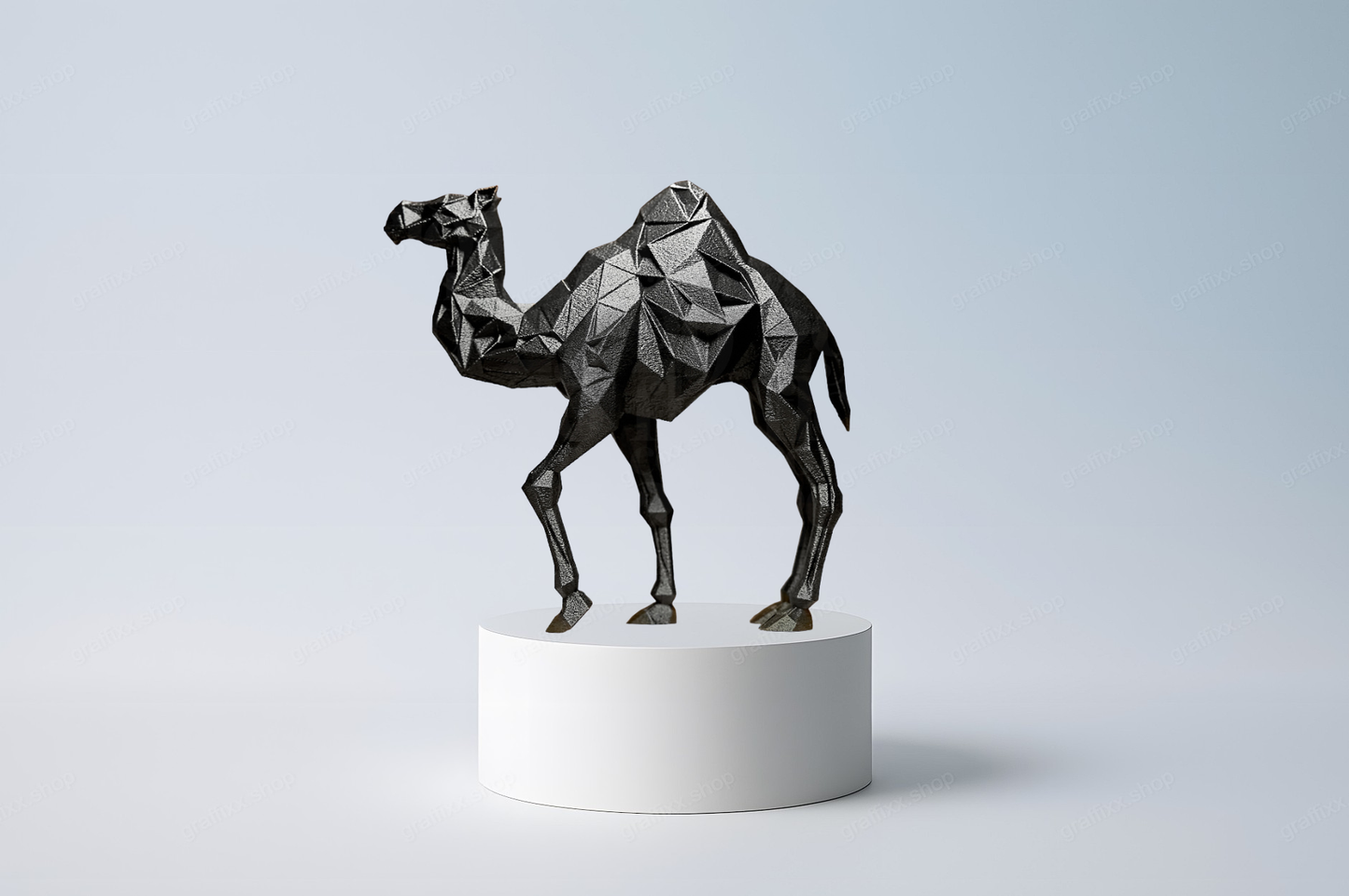 🐪 Kamel – Lowpoly Figur