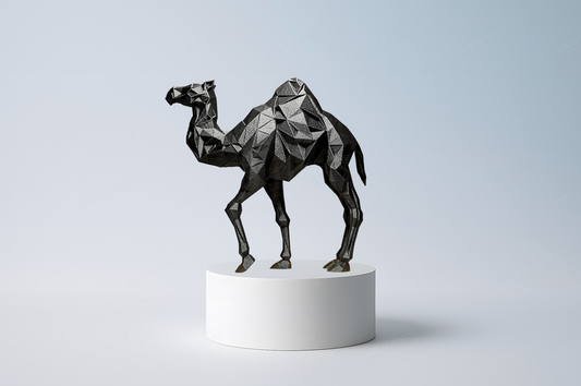 🐪 Kamel – Lowpoly Figur