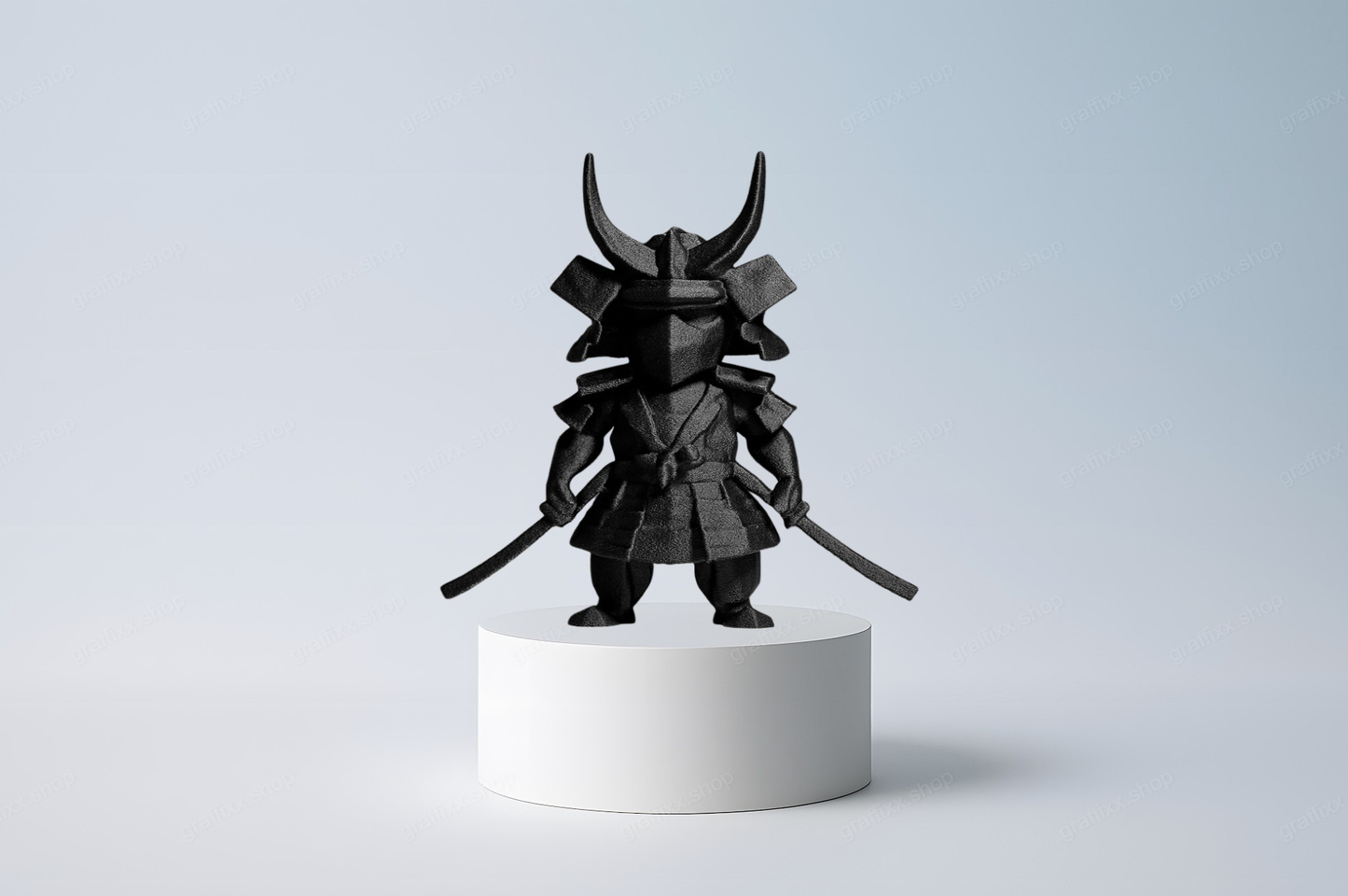 ⚔️ Mini Samurai Dekor – 3D-gedruckte Designer Figur