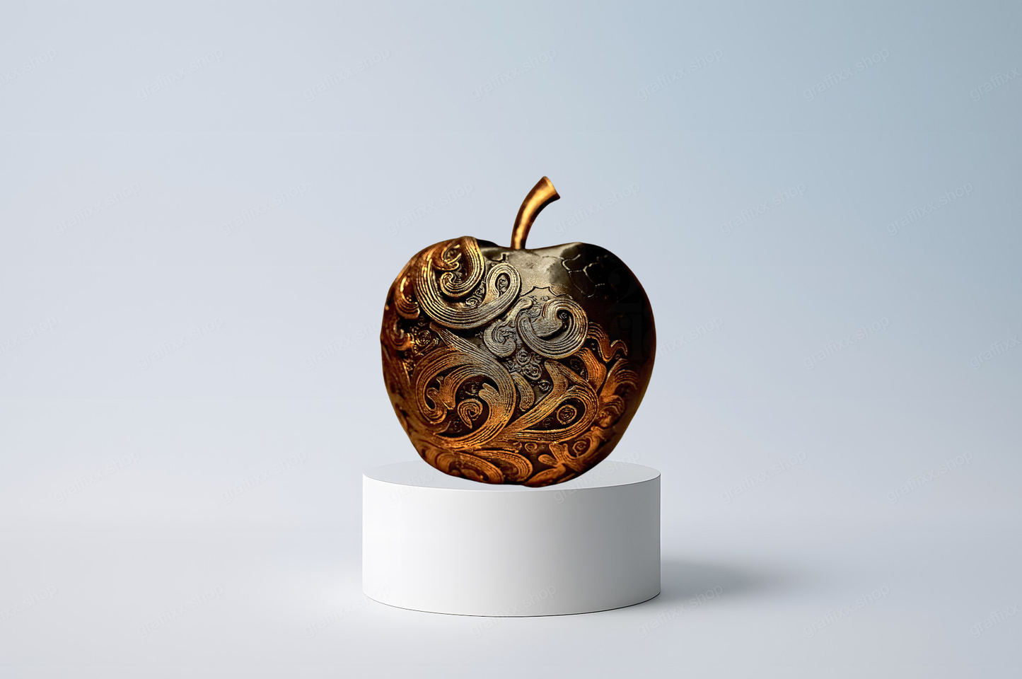 🍏 Designer Apfel – Dekoration 3/4 Design