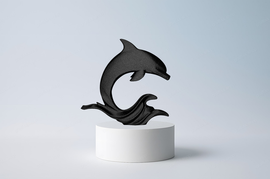 🐬 Delfin auf Welle - Figur
