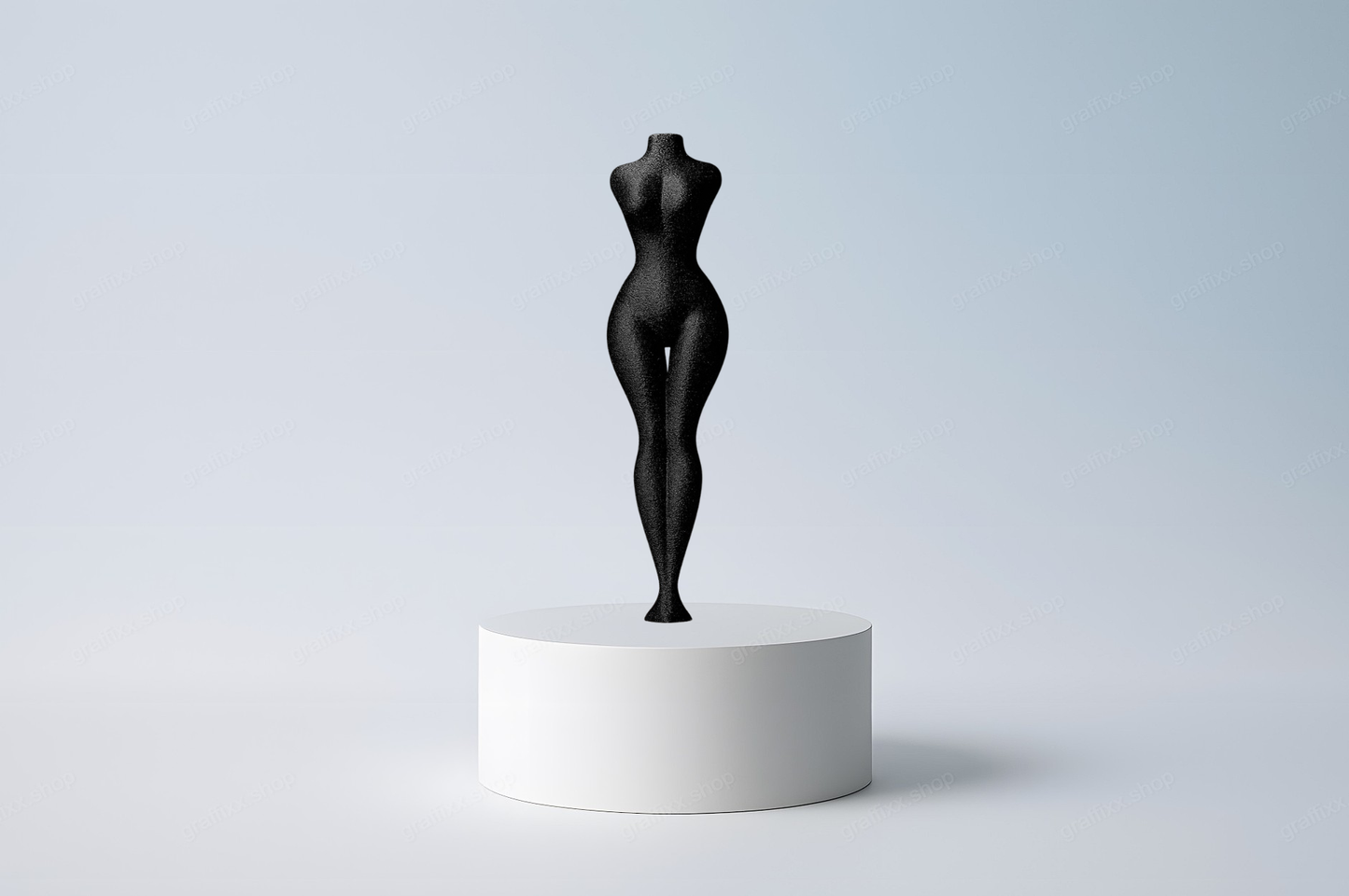🌹 Sinnliche Frau Statue #2 – 3D-gedruckte Designer Skulptur