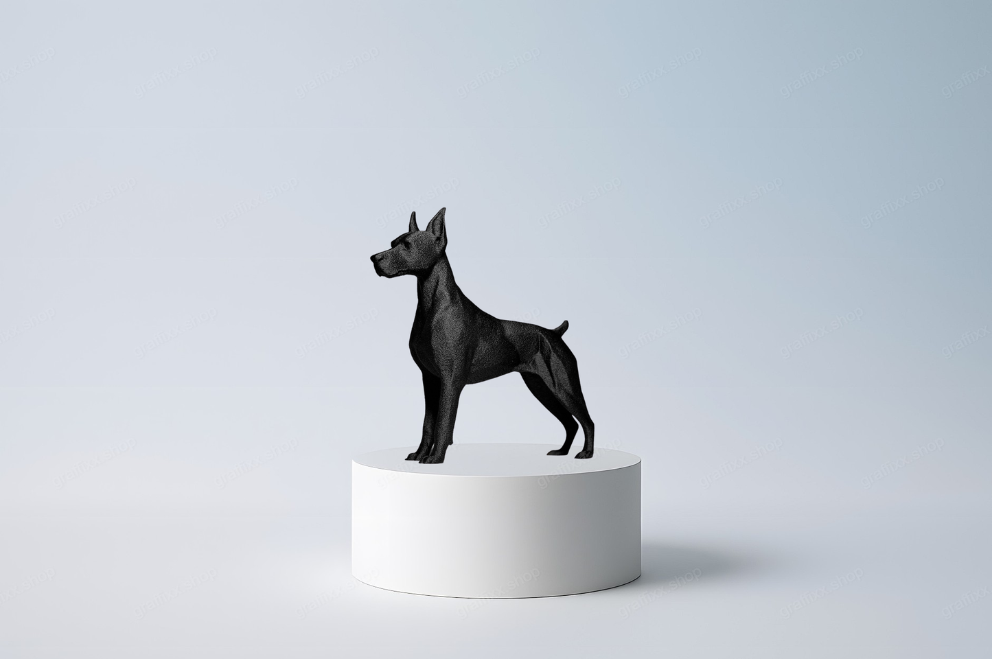 🐕 Dobermann Hund – Figur