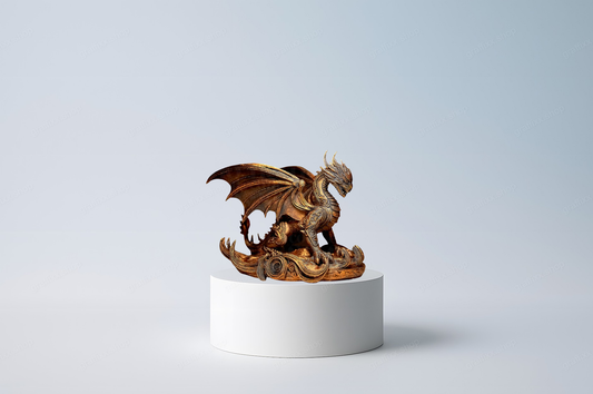 🐲 Drachen Statue 3 - Statue Figur