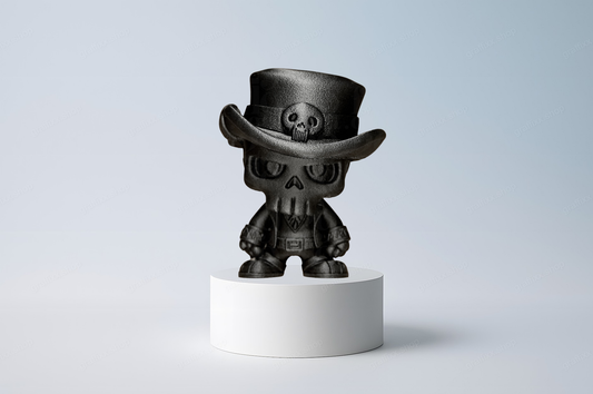 💀🎩 Skelett #1 mit Zylinder – stilvolle Dekofigur