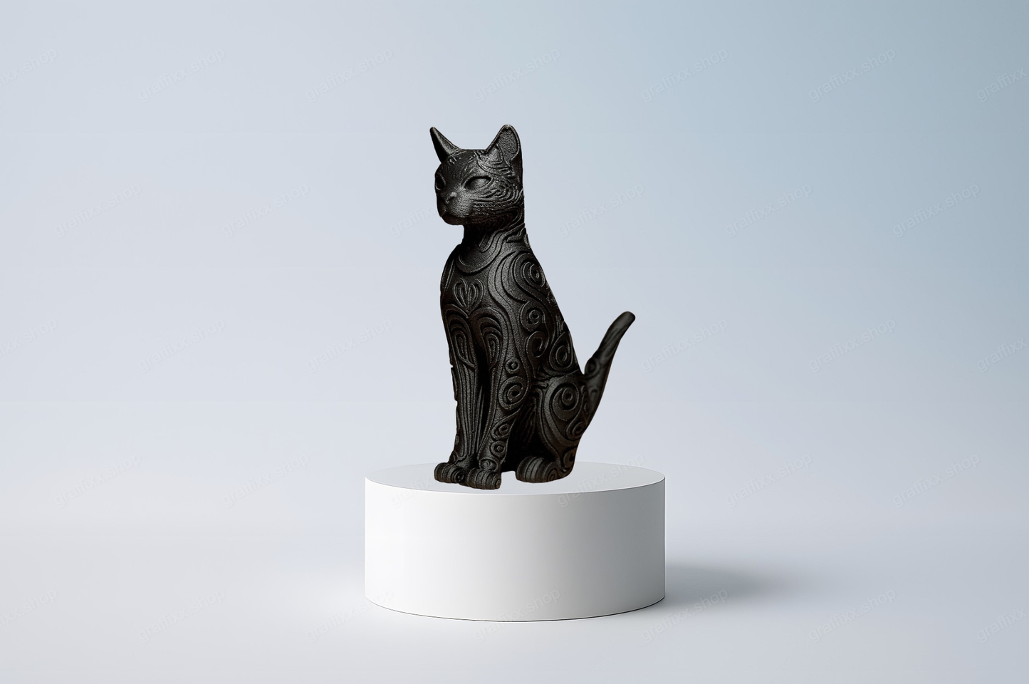 🐈Designer-Katzen-Skulptur #1 – Skulptur