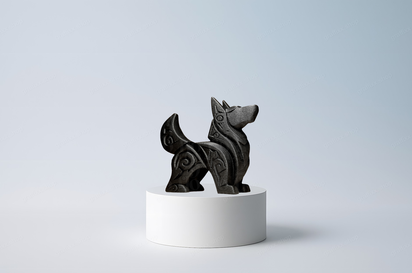 🐕 Abstrakter Hund 4 - Tier Figur